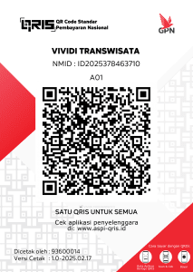 QRIS Vividi Transwisata